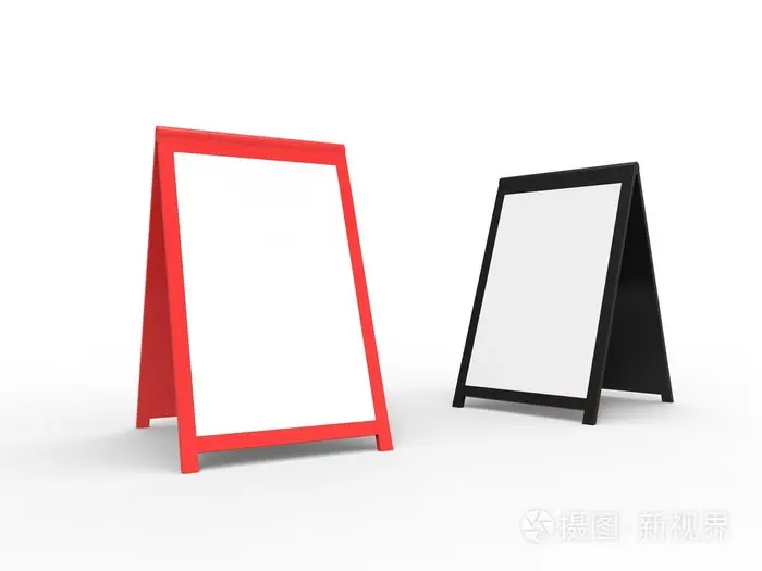 A-Frame Chalk board Signs Doppelseitige Holztafel mit Stand pflaster Promotion Blackboard