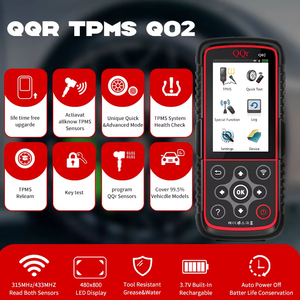 Auto QQr OBD2 Scanner Code Reader Programm 5V Elektrisches Diagnose tool für die Wartung von TPMS-Sensoren OBD Relearn Activation - Product Image 6