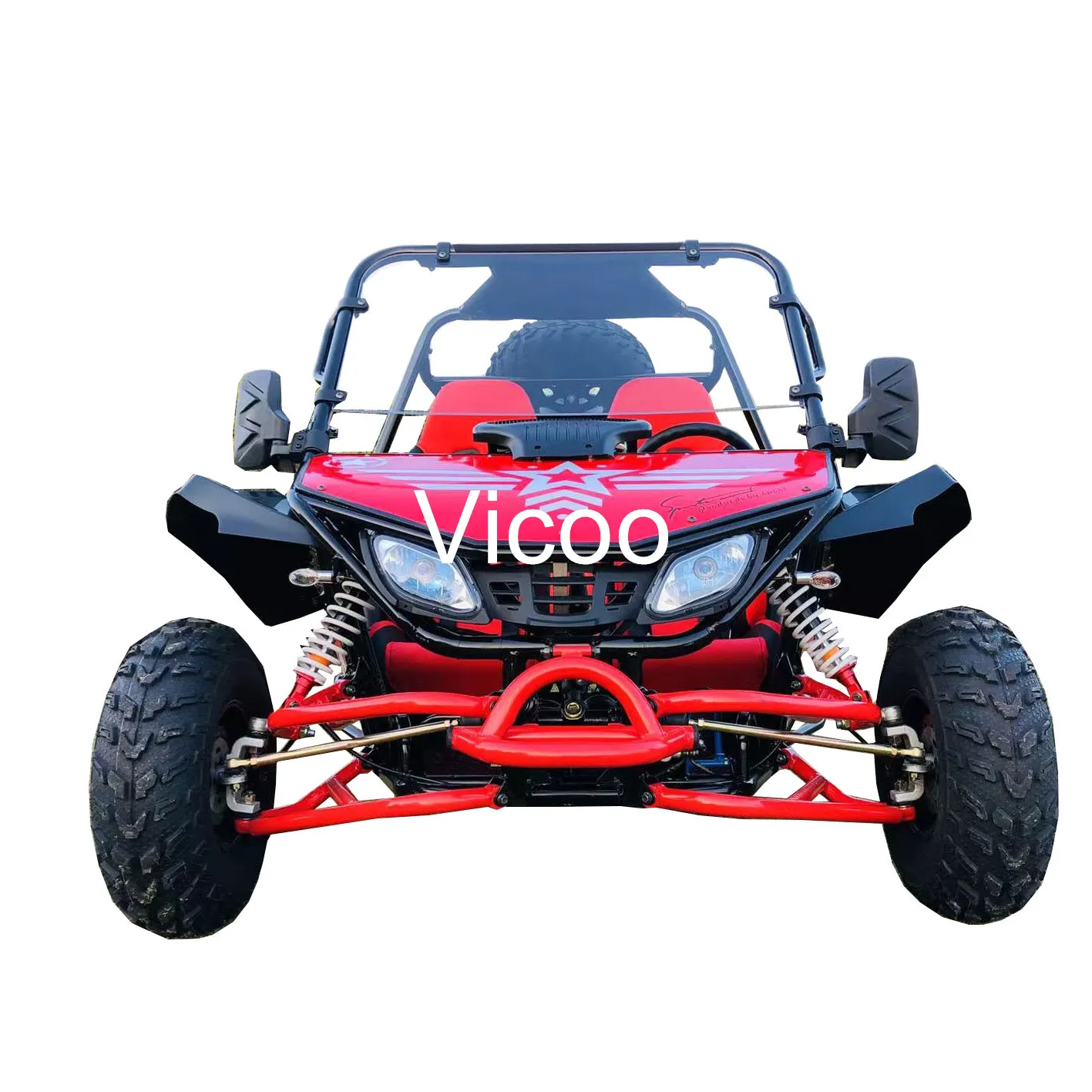 Vicoo 200cc โกคาร์ทอัตโนมัติสำหรับผู้ใหญ่ที่แข่งรถออฟโรดโกคาร์ท