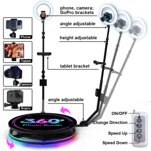 กล้องหมุนได้360องศา360หมุนอัตโนมัติบูธถ่ายรูป360องศา - Product Image 3