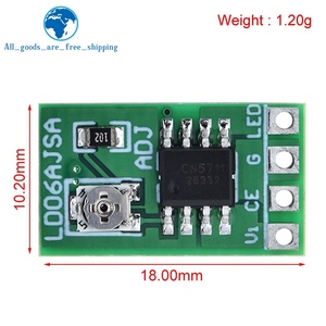 TZT 30-1500MA Einstellbarer Konstantstrom-LED-Treiber DC 3,3 V 3,7 V 4,2 V 5V PWM-Steuer platine Buck Power-Modul - Product Image 2