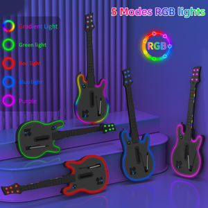 Xbox One konsol oyunu için yeni tak-çalıştır gitar PC oyun aksesuarları için kablosuz gitar gitar 5 mod RGB hakları ile - Product Image 6