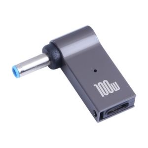 100W usb-c/Type-C母转DC 4.5x 0毫米公电脑充电适配器，适用于惠普 - Product Image 1