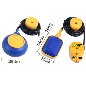16A 110V/220V sensore serbatoio pompa regolatore livello acqua interruttore a galleggiante 3M 5M 10M filo tondo galleggiante interruttore - Product Image 3