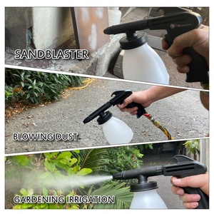 1000cc Tank ve seramik nozullu letec 1/4 "hava Soda püskürtme tabancası - Product Image 5