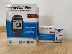 Glucometer với que thử đường thử nghiệm máy đo đường huyết kỹ thuật số điện tử chưa có đánh giá - Product Image 6