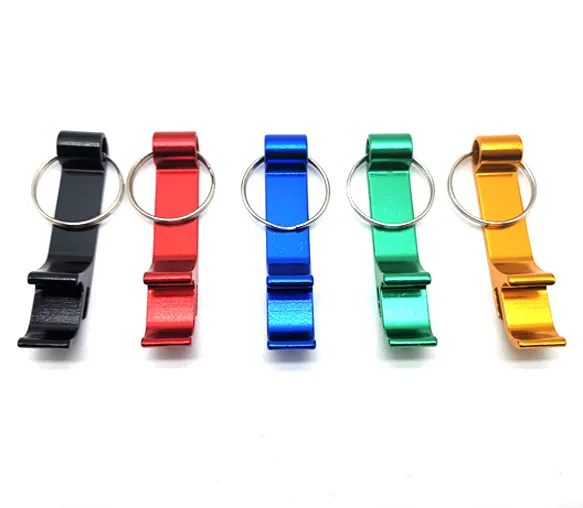 High quality aluminum custom key chain bottle opener