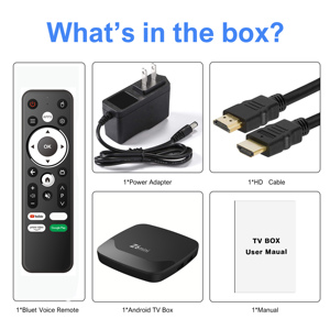 Ready Ship Internet Android TVBox Z6 Mini Amlogic S905L Android 13.0 OS Dual-band WIFI Voice Remote Media Player 4k Set-top <strong>Box</strong> - Product Image 3