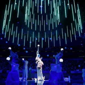 DMX Kinetic Led Pixel Tube <strong>Light</strong> With E-Stop Function Kinetic Lighting System Led Lifting Tube for Hall Event Celebration - Product Image 2