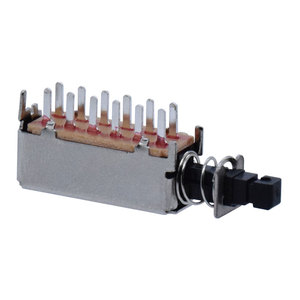 Kandens PS42F42 interruttore a chiave diritta 12 Pin DIP 4 p2t interruttore di blocco autobloccante con 2 interruttori a pulsante di posizione - Product Image 2