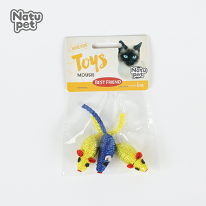 Gato juguetes interactivos simulación Lino gato juguete ratón personalizado Sisal Catnip ratones juguetes para gatos - Product Image 5