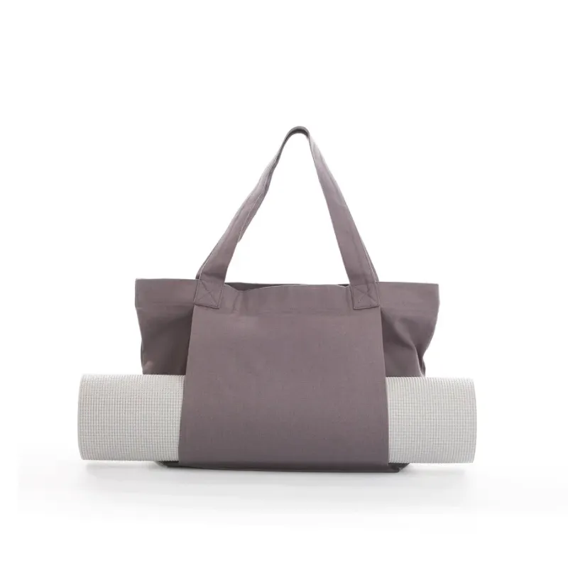 Handig Om Carry Eco Vriendelijke Strand Boodschappentas Canvas Yoga Mat Doek Yoga Tote Tas Met Zakken