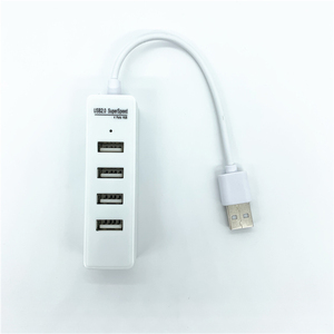 ESC-211迷你4端口USB 2.0集线器转换器超薄私人充电工具，用于电脑笔记本电话ROHS FCC认证数据 - Product Image 4