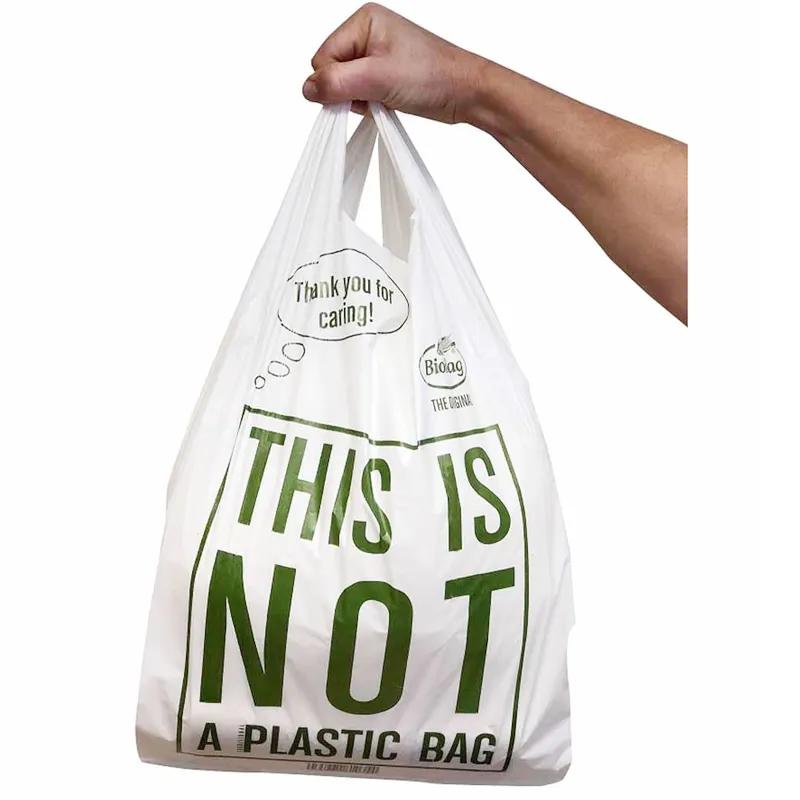 Экологичный жилет для покупок, пластиковые сумки для футболок с ручками, сумка для супермаркета, Магазин футболок, одноразовые пластиковые сумки для футболок