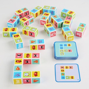 <strong>Pattern</strong> Matching <strong>Building</strong> <strong>Blocks</strong> Game Powerful Brain <strong>Building</strong> <strong>Blocks</strong> and Card Matching Wooden Toy - Product Image 3