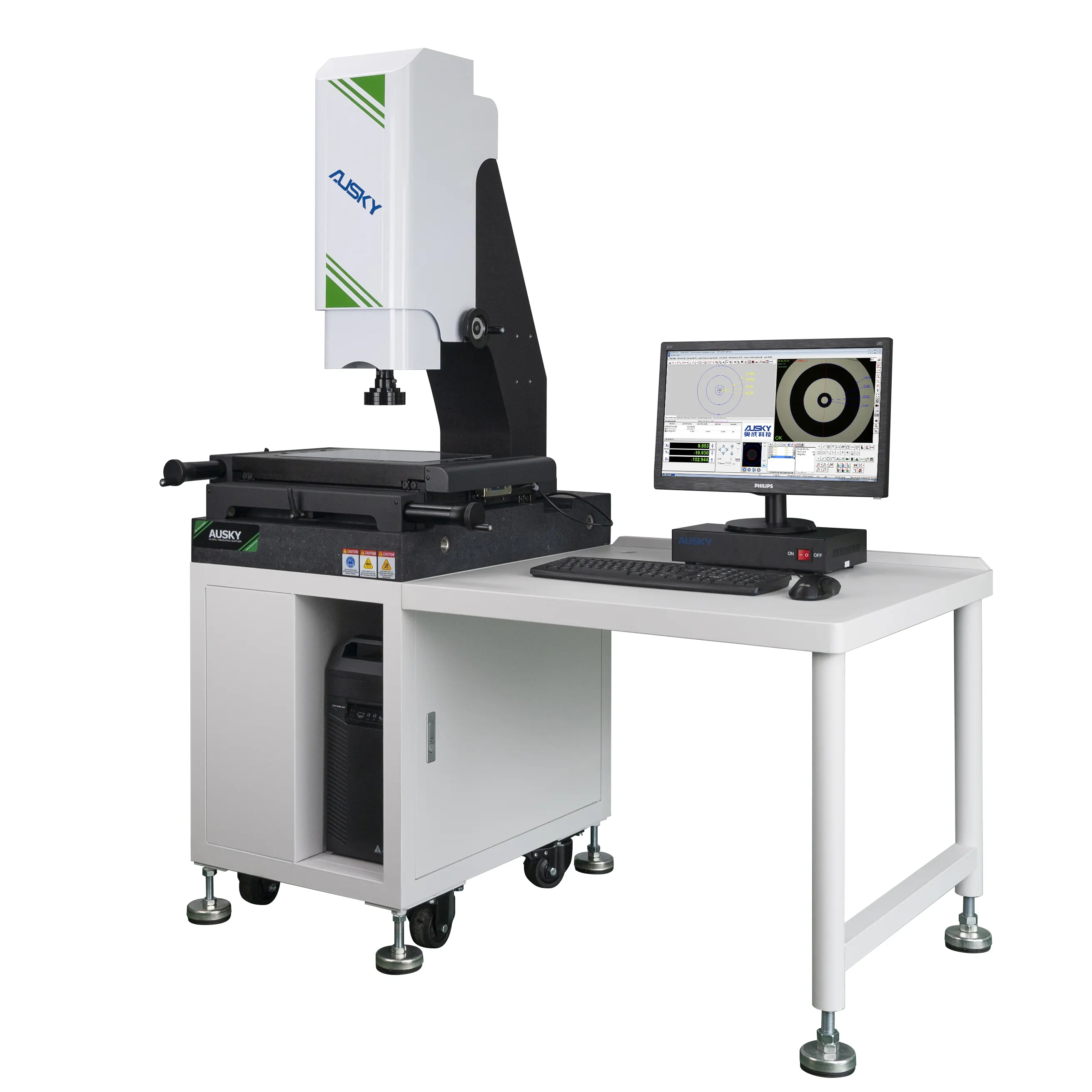 Système de mesure vidéo multi-capteurs de haute précision Inspection automatique de Vision PCB Métrologie dimensionnelle