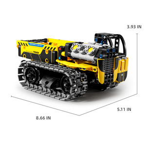 STEM APP telecomando ingegneria blocchi di costruzione per auto assemblare modello ragazzi giocattolo educativo 3 in1 kit robot di programmazione fai da te - Product Image 6