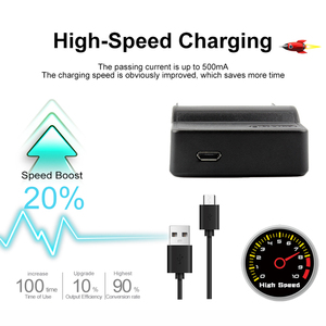 Ringteam เครื่องชาร์จ USB แบบเดี่ยว BP-DC8พร้อมไฟแสดงสถานะ BPDC8ที่ชาร์จแบตเตอรี่สำหรับกล้อง X-VARIO MINI-M X2 Leica X1 XE X-E - Product Image 5