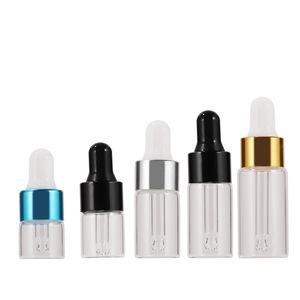 Mini Small Oil <strong>Bottle</strong> <strong>1</strong> <strong>ml</strong> <strong>2</strong> <strong>ml</strong> 3 <strong>ml</strong> 5 <strong>ml</strong> Amber Glass <strong>Bottle</strong> with <strong>Dropper</strong> - Product Image 6