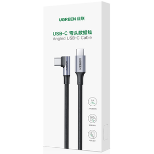 UGREEN 100W PD3.0 USB C电缆90度独特设计USB C快速充电线最大100W电源输送安全充电电缆 - Product Image 6