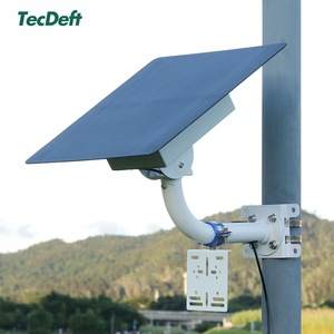 TecDeft Paneles Solares Negro Completo Micro USB/Tipo-C/DC5521 Cargador Solar 40W para Smart Traffic/Raspberry Pi Telraam S2 - Product Image 6