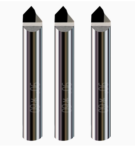 Tungsten Steel material PCD Diamond <strong>chamfer</strong> 90° Milling Cutter PCD <strong>end</strong> <strong>mill</strong> for copper aluminum acrylic