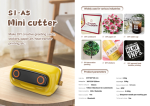 Mini özel DIY vinil kesici neşeli işçiliği kolay otomatik kontur Cricut meraklıları için Ideal - Product Image 3