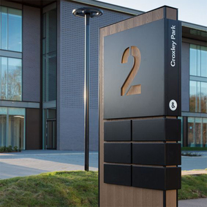 Tùy chỉnh ngoài trời pylon dấu hiệu salon quảng cáo pylon signage freestanding signage Totem cách tìm kiếm dấu hiệu LED hộp đèn - Product Image 3