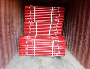 Güvenli sıcak daldırma galvanizli Premium Puntales Metalicos çelik payandalar inşaat projeleri için yatay kalıp desteği - Product Image 5