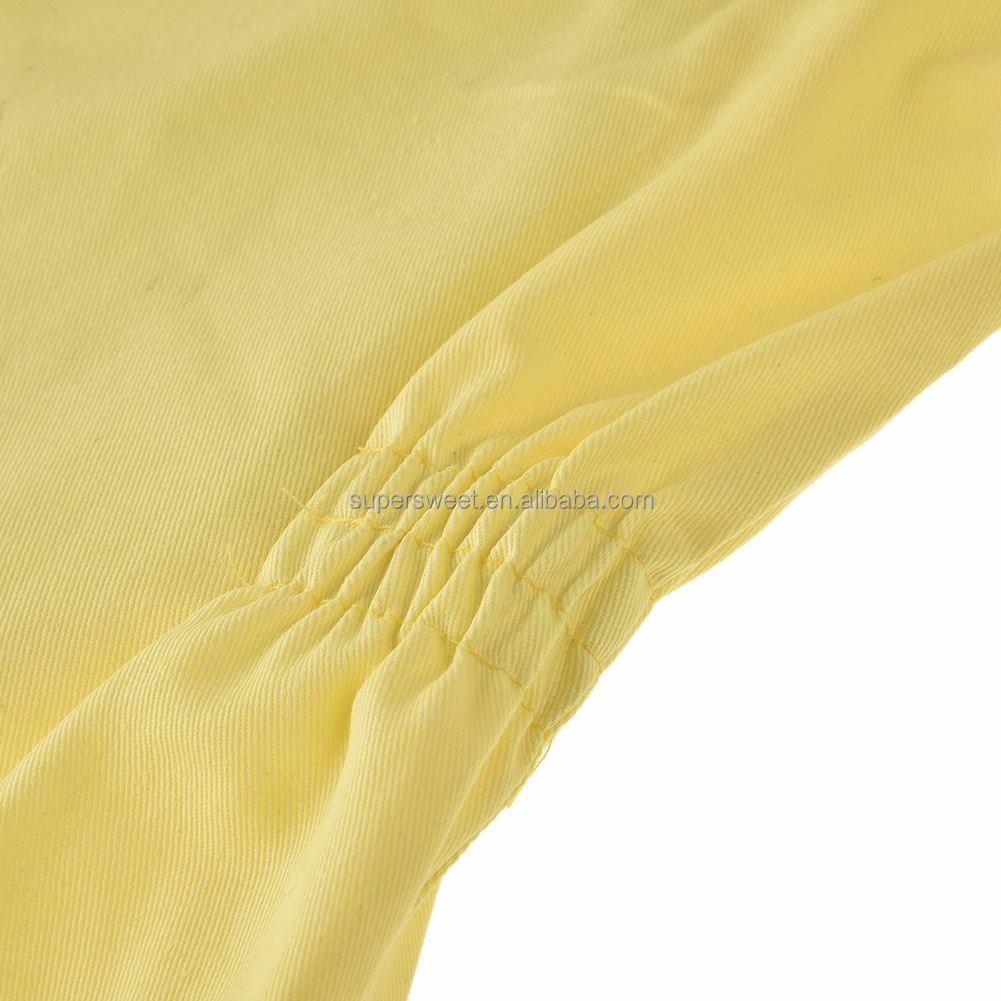 Apiculture Vented Beekeeping Clothing Suits ventilated Cotton Child Size Bee Suit Kids with Round Veil