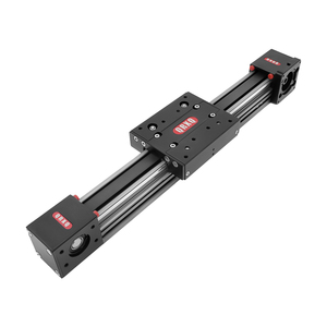 Módulo de riel de guía de actuador lineal accionado por correa Cnc de alta velocidad, rieles de guía lineales para máquina Cnc, Tobogán eléctrico