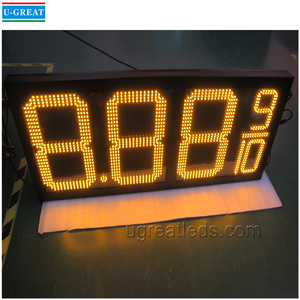 24 Inch Digital Gas Price LED Sign 7 <strong>Segment</strong> Cash Credit Gas Price LED Signage With Remote <strong>Control</strong> - Product Image 2