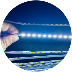Super Slim 3mm Width 120cm Length 144leds Smd4014 Rigid bar DC12V DC24V <strong>Led</strong> Strip Light for Acrylic Side Veiw Light Box