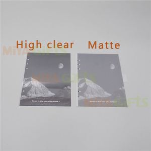 Customizable Translucent Planner Accessory Frosted Tabbed Divider Set <strong>Schedule</strong> <strong>Project</strong> CEO Top Page Index Plastic - Product Image 6