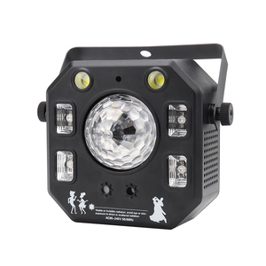 KM-EF11075 LED激光 + Gobo + 频闪 + 魔球4在1效果灯带遥控器的音乐圣诞派对 - Product Image 2
