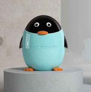 Cute Wind Cartoon Penguin with Cover <strong>Living</strong> Room Bedroom Creative Flip <strong>Bin</strong> - Product Image 4
