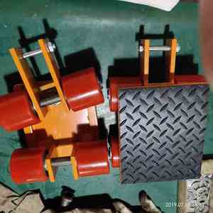 Çok tekerlekli yönlendirilebilir ağır 6T 8T 12T 30T makaralı taşıyıcı Dolly paten arabası taşıma için büyük endüstriyel öğe - Product Image 3