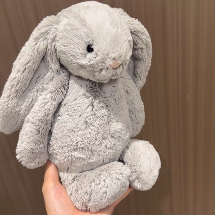 Lapin bonnie gris argenté 31cm