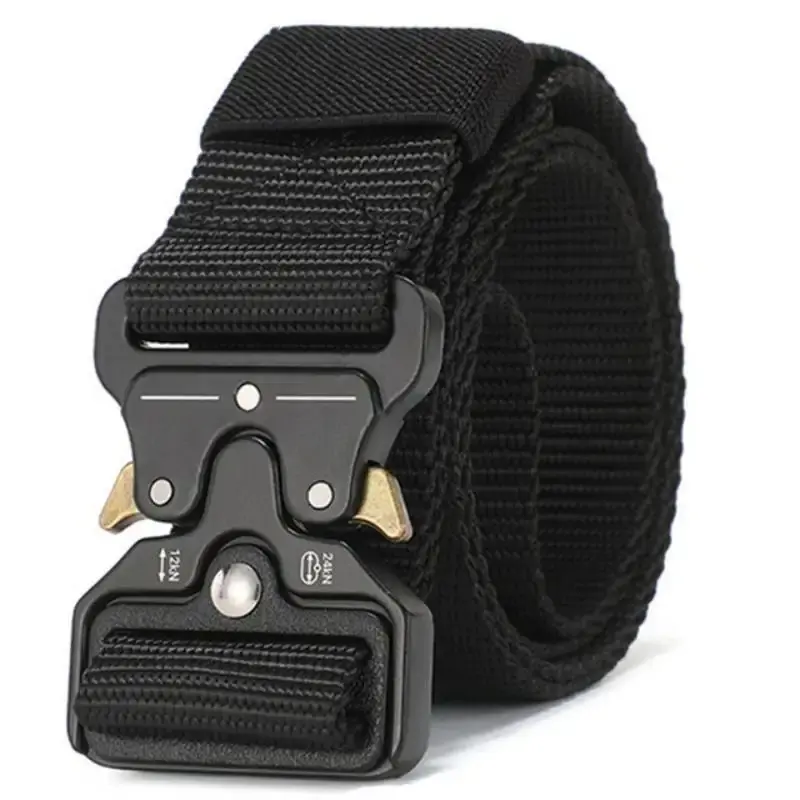 Ceinture tactique d'extérieur en nylon Ceinture tactique d'extérieur avec boucle à dégagement rapide