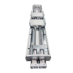 T-shaped <strong>Double</strong> Linkage Ball Screw Sliding Table Module Retractable End Milling Heavy Duty <strong>Guide</strong> Suit PLC <strong>Linear</strong> <strong>Rail</strong> New Used