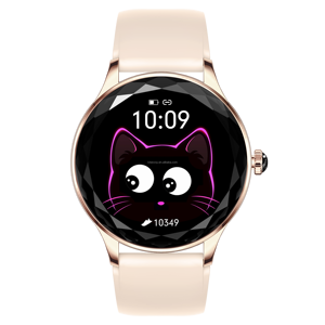 Reloj inteligente de moda de lujo para mujer con pantalla AMOLED BT Brújula de respuesta de llamadas IP68 Monitoreo DE SALUD impermeable profundo para mujeres - Product Image 5
