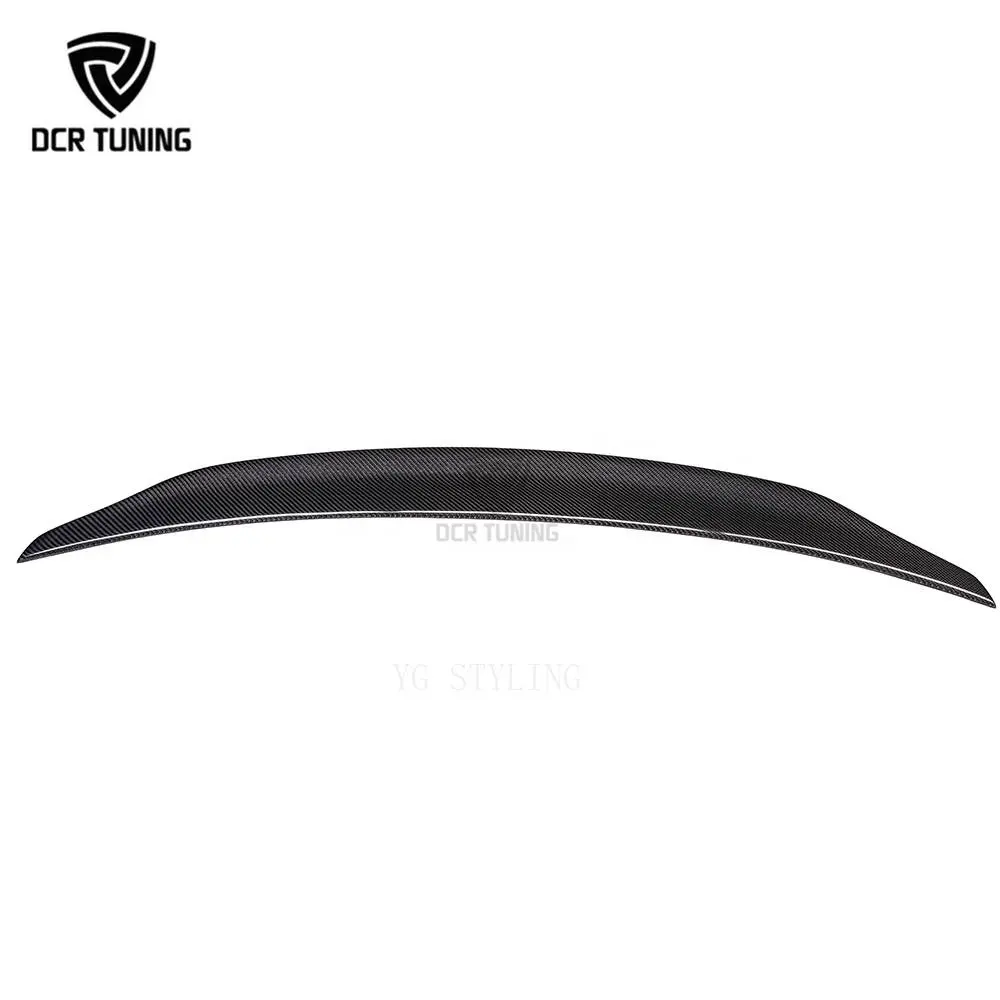 Spoiler posteriore in fibra di carbonio stile Caractere per AUDI A4 B8 4 porte Sporback 2009-12 in fibra di carbonio alettone posteriore alettone Spoiler