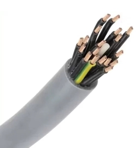 19 çekirdekli <span class=keywords><strong>KVVP</strong></span> kontrol kablosu 25x1.5mm2 alçak gerilim PVC yalıtımlı kılıflı bakır elektrik teli inşaat güç kabloları için