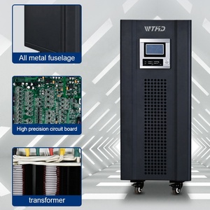 WTHD50KVA産業用オンラインUPS長いバックアップ時間は3フェーズの入力と出力380v低周波UPS電源をアップします - Product Image 3