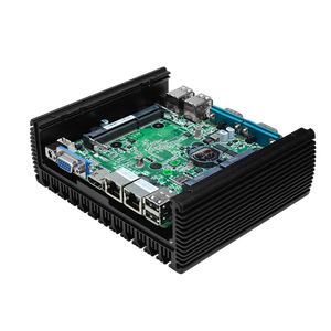 Fanless Mini PCアルミニウム合金インテルCeleronクアッドコア2.0GHz J6412 CPUデュアルLAN 2 COM 6 USB工業用デスクトップコンピュータ - Product Image 5