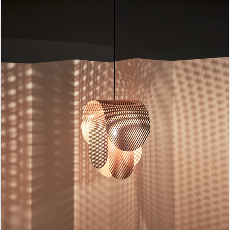 High quality Children's room bedroom Pink Nordic Modern creative chandelier