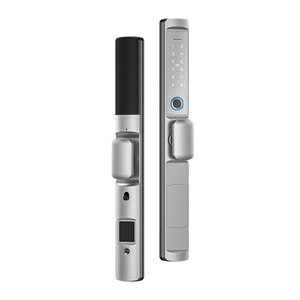 Smart Fingerprint Digital Keyless Schiebe schloss für Zuhause Aluminium Holztür Glas Vitrine Fernbedienung Keyless Entry - Product Image 1