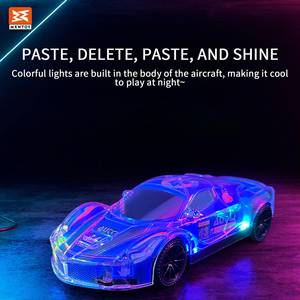 Toptan 1/22 Light Up şeffaf Rc yarış arabası oyuncaklar reçine dört kanallı uzaktan kumanda araba çocuk hediyeler için setleri
