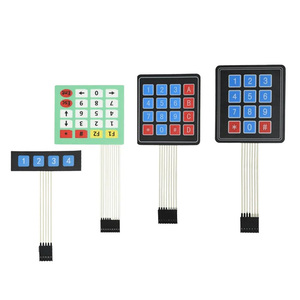 Large <strong>Buttons</strong> To The <strong>Keyboard</strong> Microcontroller 4 x 4 /1 x 4 /3 x 4/4 x 5/5 x 4 Matrix <strong>Keyboard</strong> Membrane <strong>Keyboard</strong> Extender - Product Image 1