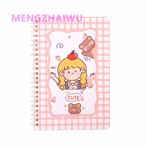 Caderno de papelaria kawaii a5, crianças, bonito, papelaria, escola, para estudantes, espiral, amarração, personalizado, forro a5, bloco de notas